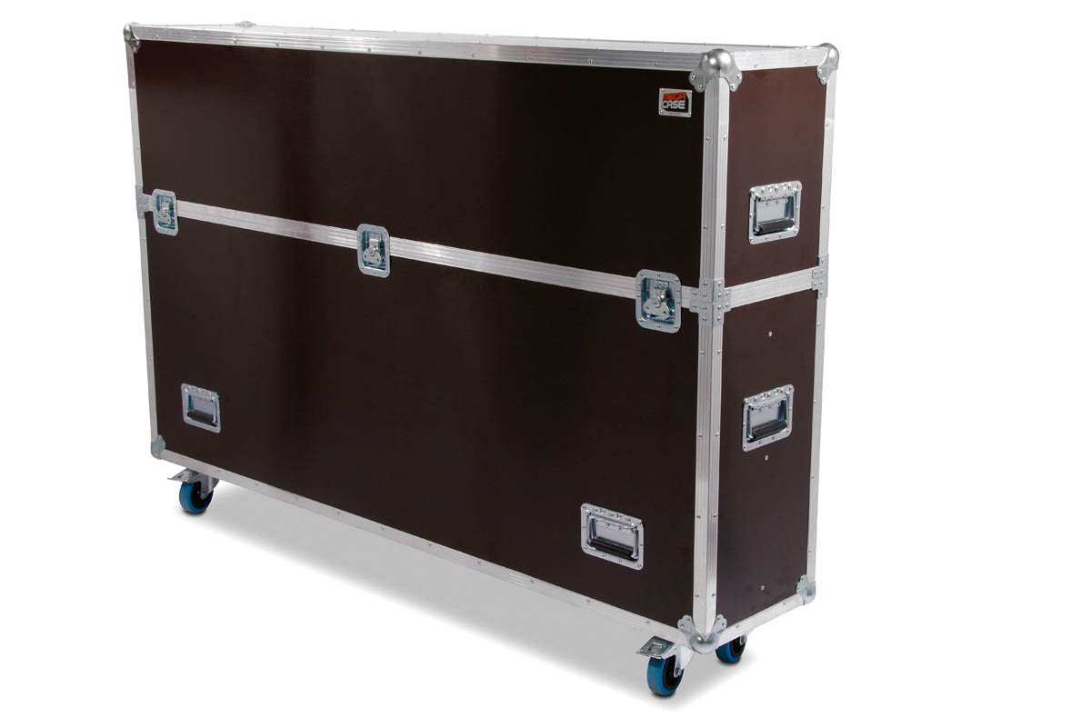 Profi Display-Case auf Rollen Samsung UE75 JU F6470 2in1