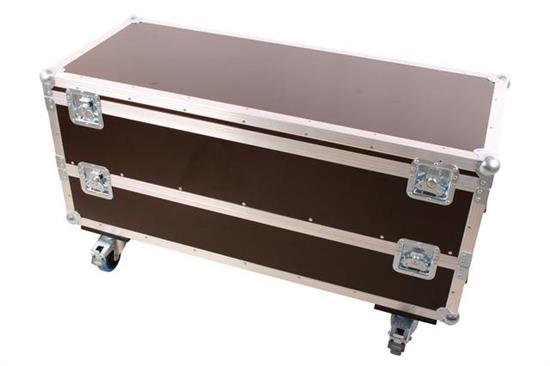 Flightcase für 8 Stück Litecraft Powerbar 2 mit Erweiterungsring für weitere 8