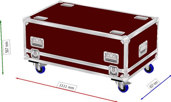 Profi Haubencase JBL-VRX 932LAP 2in1 auf Rollen