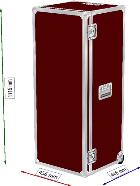 Single Door Case für Tresor mit Skater-Eckrollen