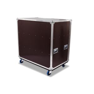 Flightcase Schrank mit 2x Fachboden Länge 110cm, Höhe 100cm, Tiefe 70cm