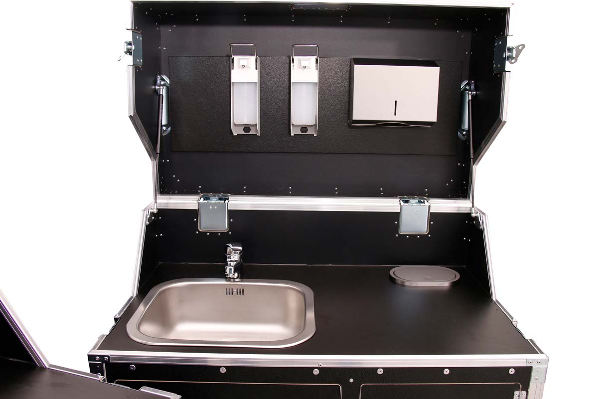 Heavy Kitchen Case mit Waschbecken Vollausstattung Megacase
