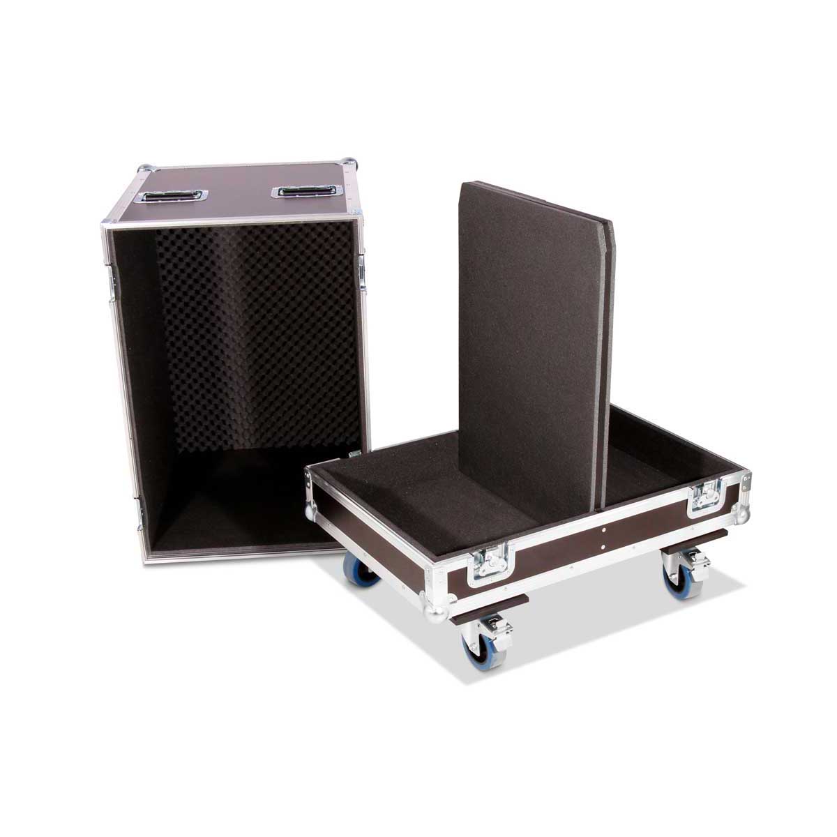 Flightcase 2x RCF NX 15-SMA + wheel