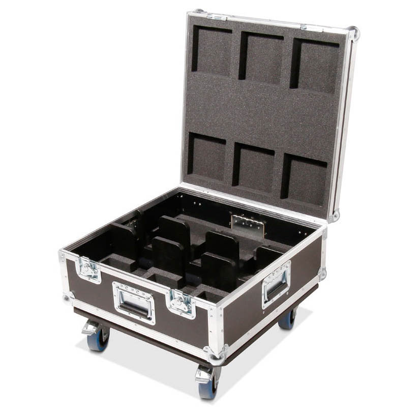 Case 6x JB Systems Accu Color LED