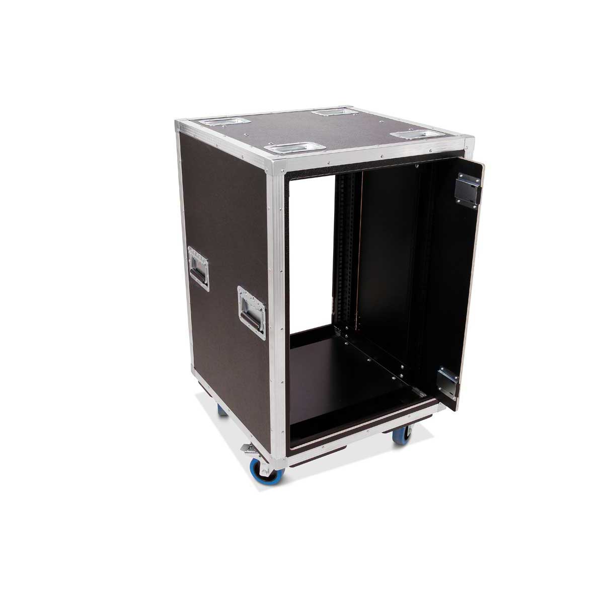 16U System Rack 600 SD Shock + Wheel